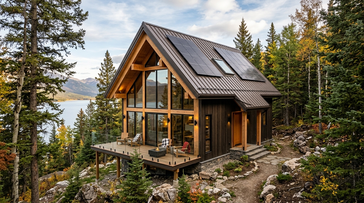 A-Frame Sanctuary Off-Grid Cabin 2026