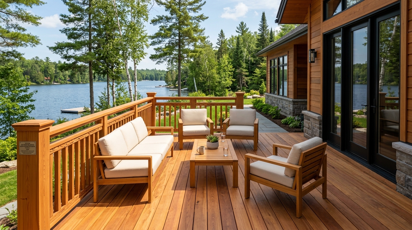 Custom Premium Western Red Cedar Deck & Design Package (10x15) 2026